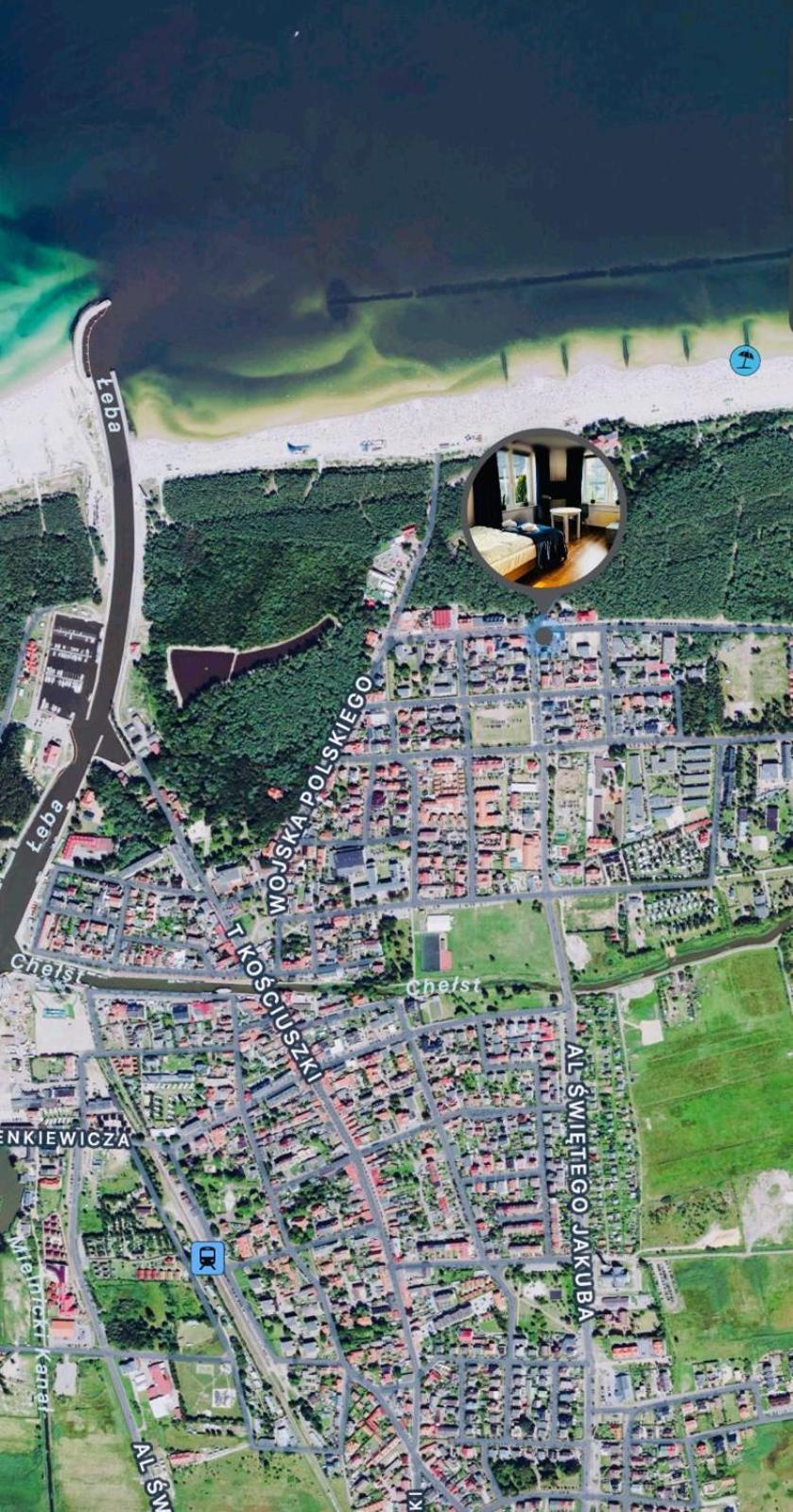 Pokoje Goscinne Nad Morzem Leba Exteriér fotografie